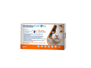 Zoetis Revolution Plus 0,5ml 2,5-5KG Antiparasitario