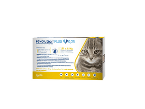 Zoetis Revolution Plus 0,25ml 1,25-2,5KG Antiparasitario