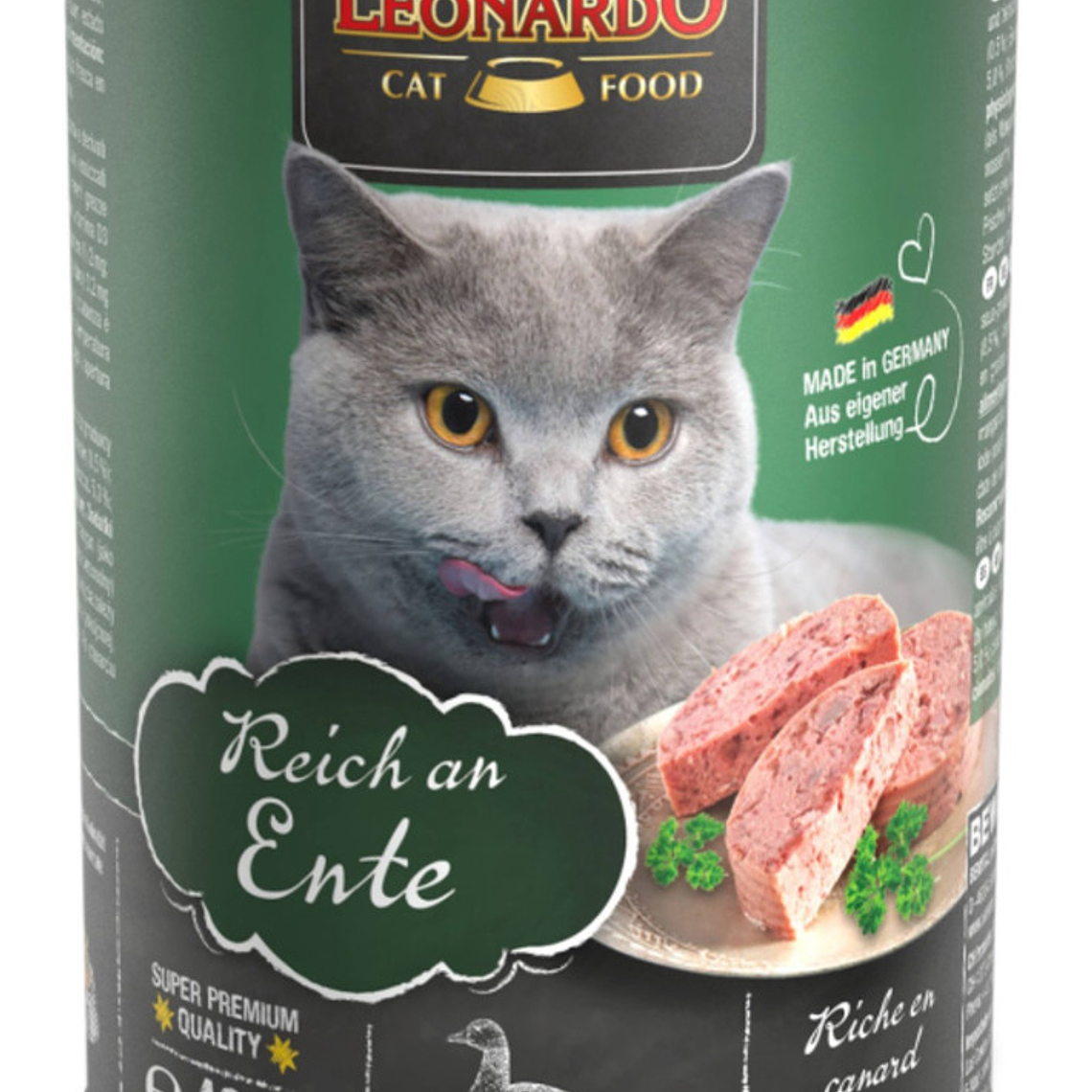 Leonardo Lata Adulto Pato Alimento Húmedo 2