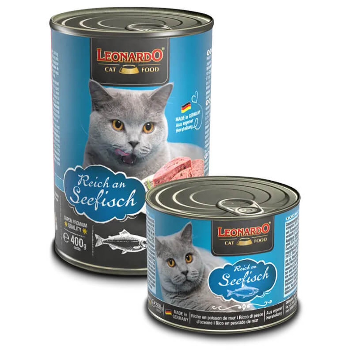 Leonardo Lata Adulto Pescado Alimento Húmedo 1