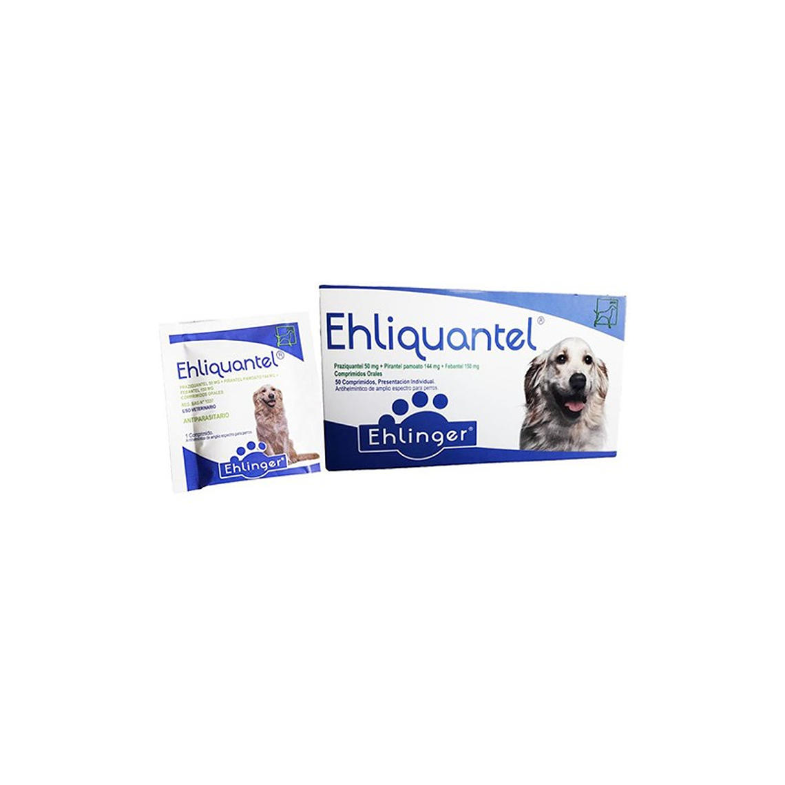 Ehliquantel Antiparasitario interno para Perros Hasta 10kg 1