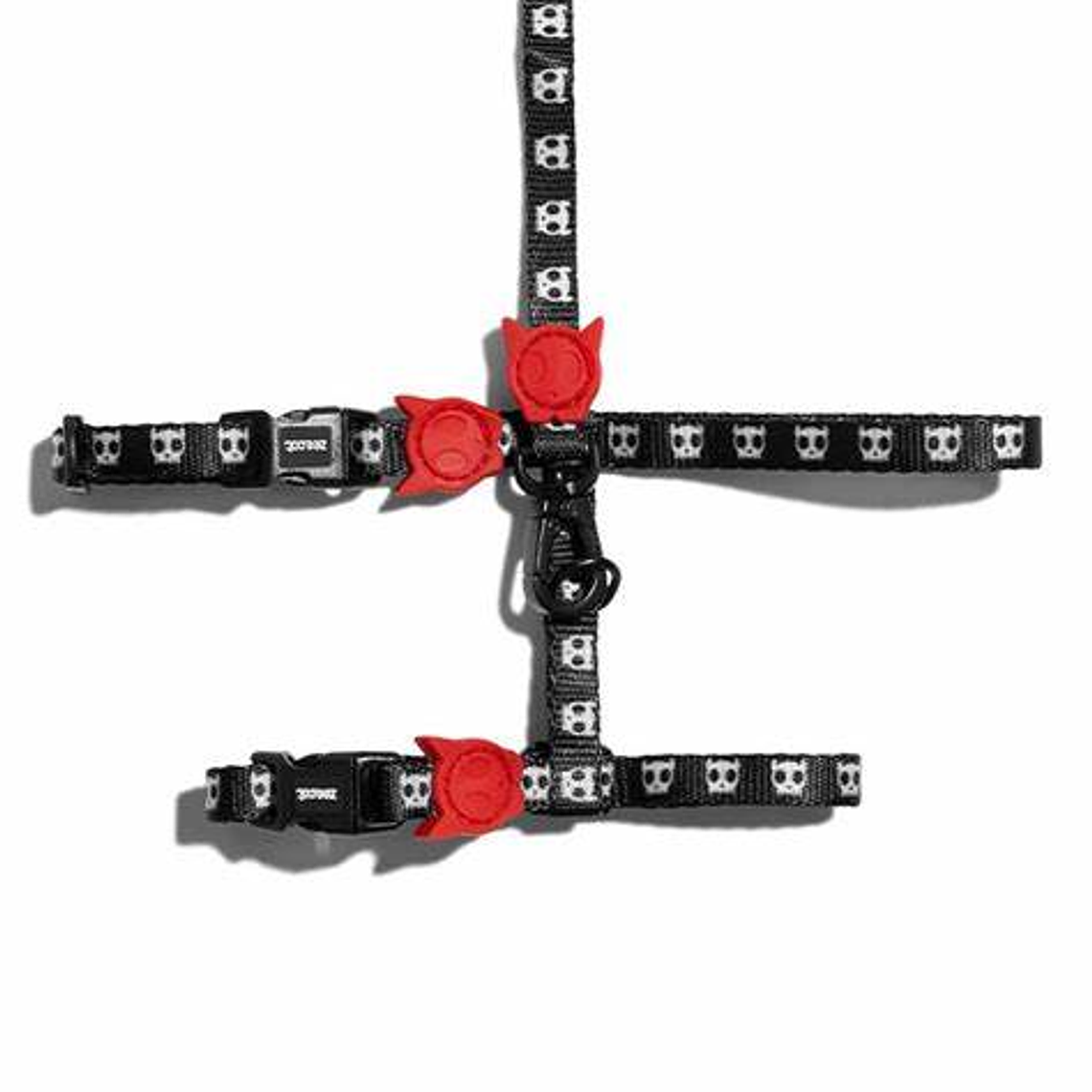 ZeeCat Harness & Leash SKULL Talla única 1