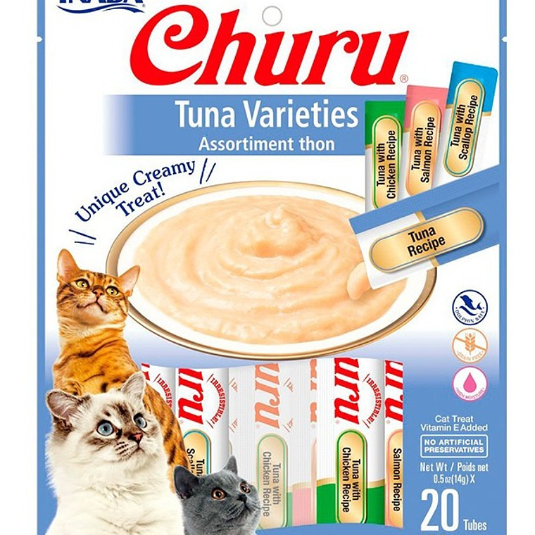 Inaba Churu Tuna Varieties 20 Tubos Snack 1