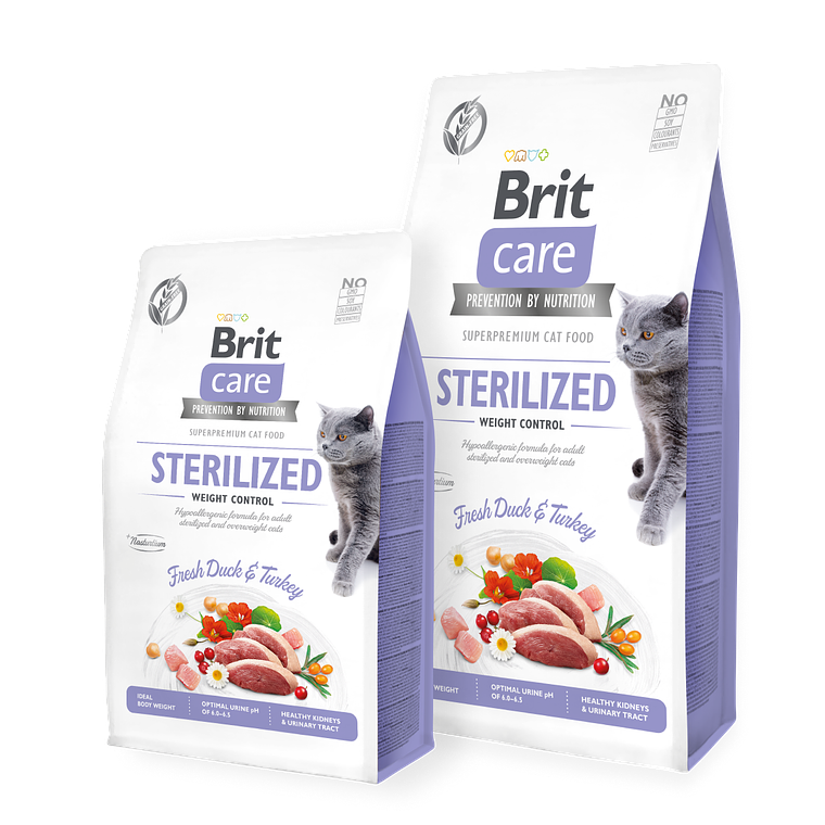BRIT CARE CAT GRAIN FREE STERILIZED WEIGHT CONTROL  1