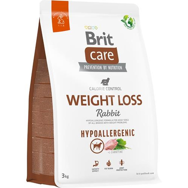 BRIT CARE DOG HYPOALLERGENIC WEIGHT LOSS RABBIT 3KG 1