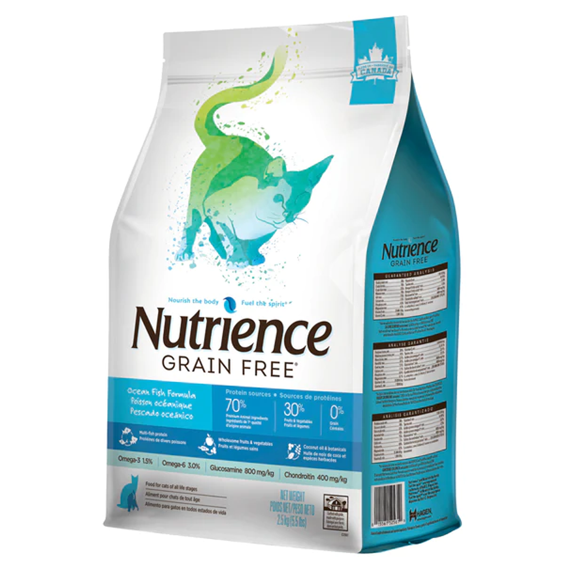 NUTRIENCE GRAIN FREE CAT PESCADO 5KG  2
