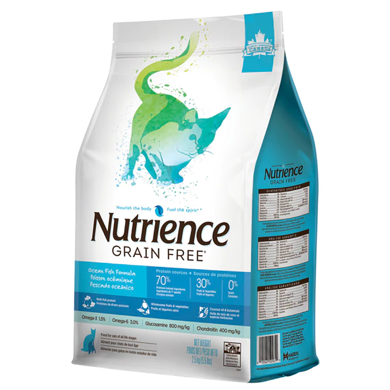 NUTRIENCE GRAIN FREE CAT PESCADO 5KG  2