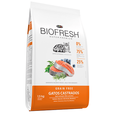 Biofresh Super Premium Grain Free Gato Castrado Alimento Seco
