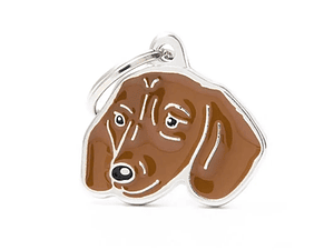 MY FAMILY PLACA ID - Fawn Dachsund