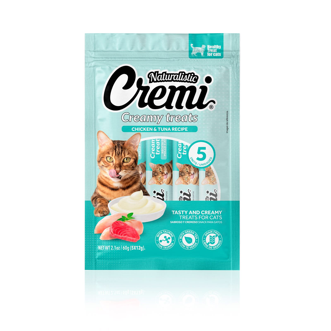 NATURALISTIC CREMI CHICKEN & TUNA RECIPE 5 SACHET 1