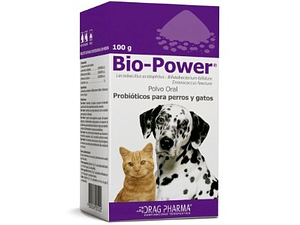 BIO-POWER® Probiótico en Polvo Para Perros y Gatos - 100gr
