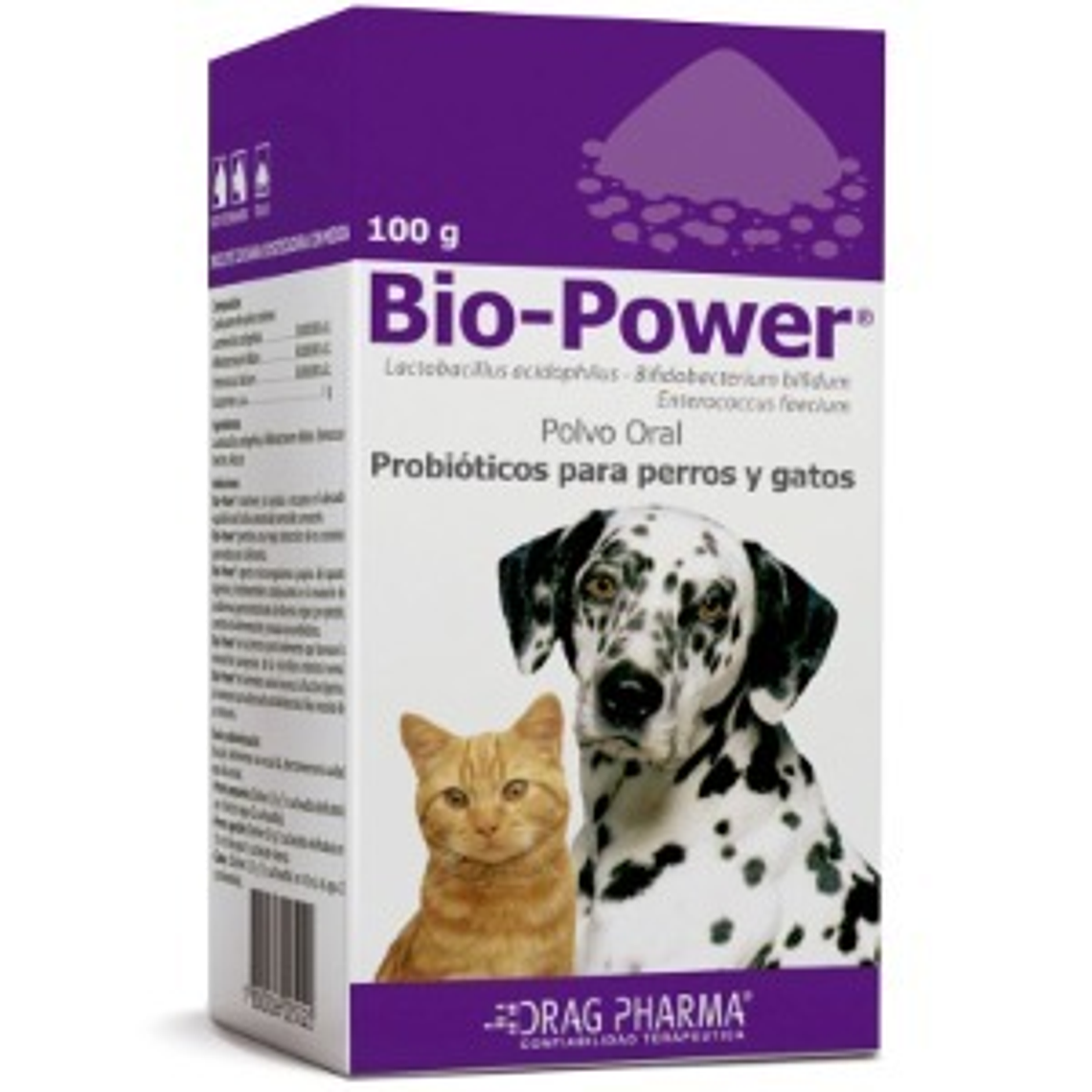 BIO-POWER® Probiótico en Polvo Para Perros y Gatos - 100gr 1