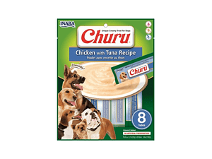 INABA CHURU DOG CHICKEN Y TUNA 8 TUBOS 20GR