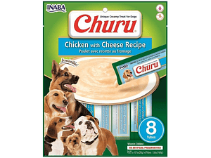 INABA CHURU DOG CHICKEN WITH CHEESE 8 TUBOS 20 GR