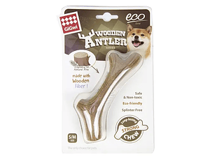 GIGWI WOODEN ANTLER MADERA NATURAL 