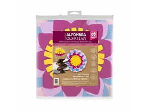 ZUPET ALFOMBRA OLFATIVA REDONDA FLOR 48X48CM