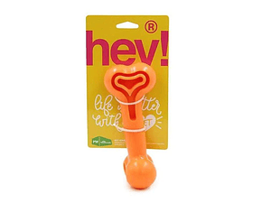 HEY JUGUETE HUESO NARANJO PREMIOS PERROS