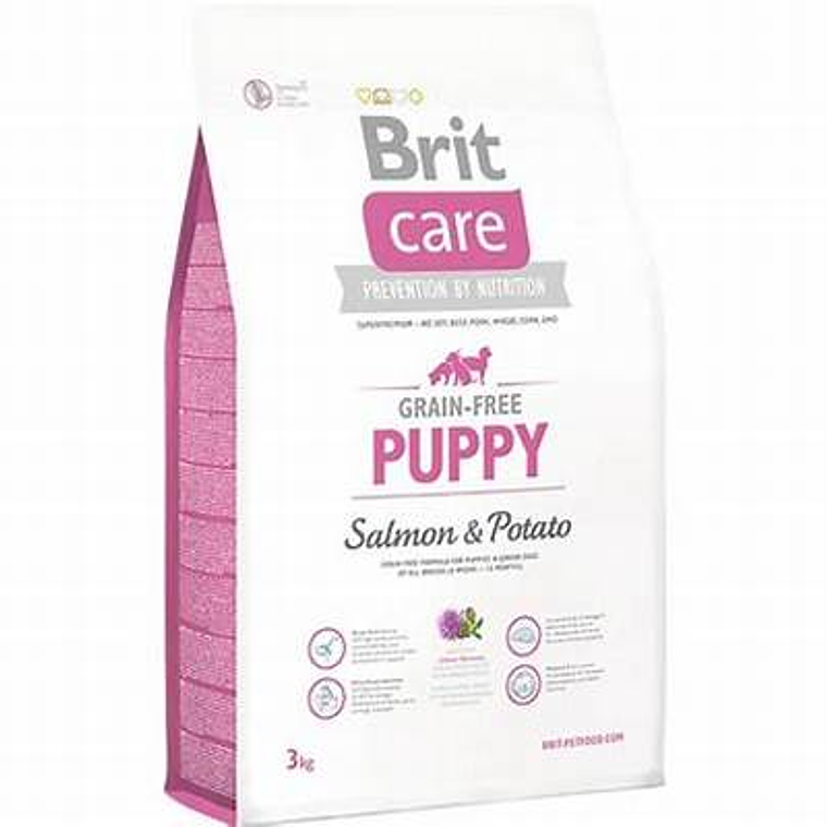 BRIT CARE DOG GRAIN FREE PUPPY SALMON 3KG 1