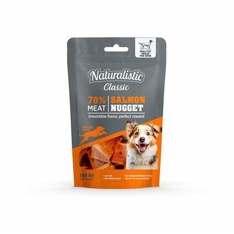 Naturalistic Salmón Nuggets 100GR Snack para perros 1