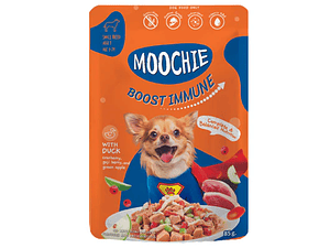 MOOCHIE SOBRE PERRO PATO 85 GRS BOOST INMUNE