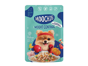MOOCHIE SOBRE PERRO PAVO 85 GRS WEIGHT CONTROL
