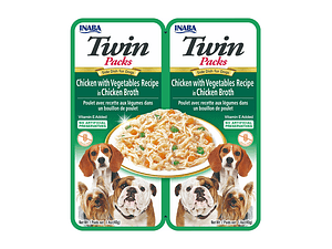 Twins Packs Chicken with Vegetables Recipe Perro