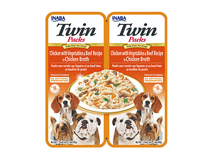 Twins Packs Chicken with Vegetables & Beef Recipe Perro