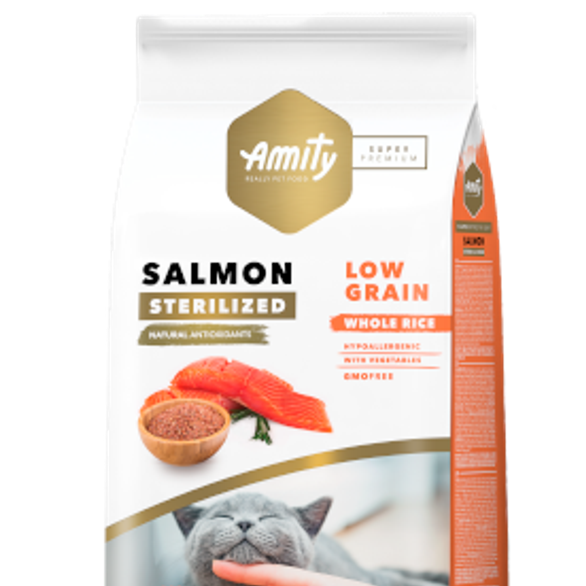 AMITY ADULT CAT SALMON STERILIZED 2/7KG 1
