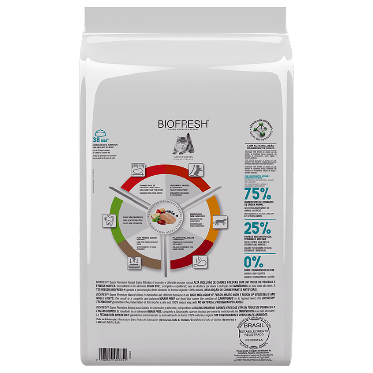 Biofresh Super Premium Grain Free Gatito Alimento Seco 1.5Kg 3