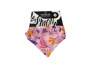 Bandana By Simona Floreado Rosa TALLA S