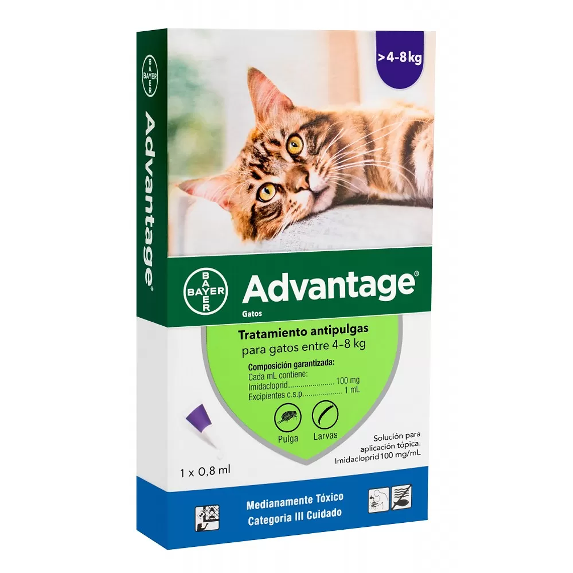 ADVANTAGE Pipeta Antipulgas Gato 4-8kg 1
