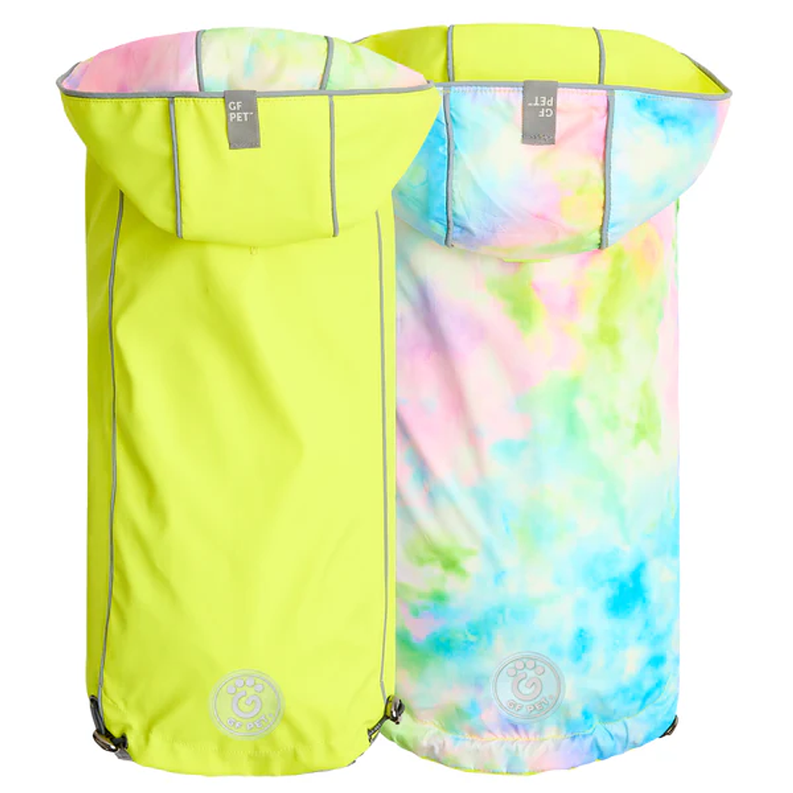 GFPET IMPERMEABLE REVERSIBLE NEON YELLOW L 1