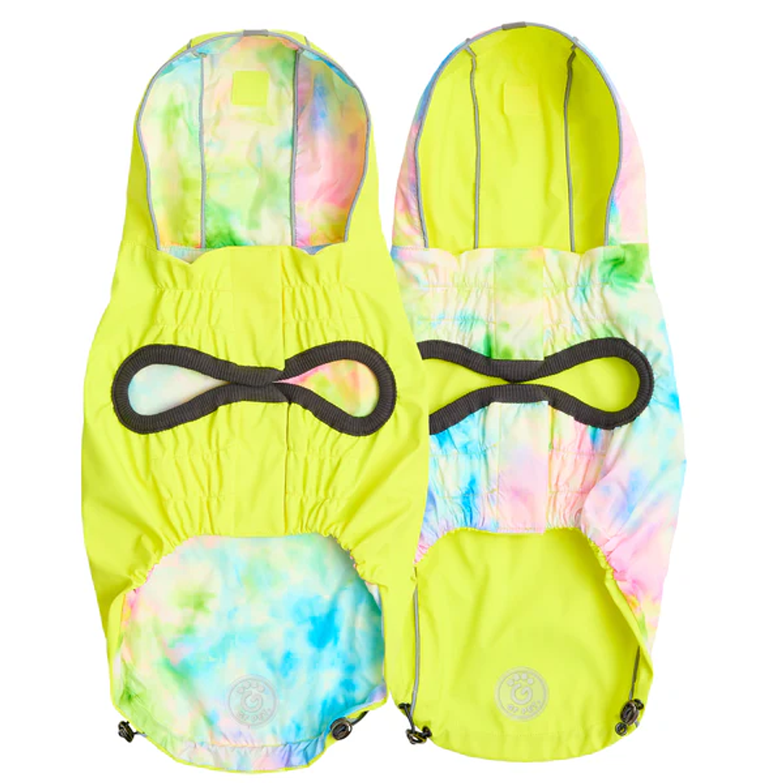 GFPET IMPERMEABLE REVERSIBLE NEON YELLOW L 8