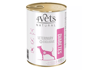 4vets Perro Diabetes Lata 400 grs