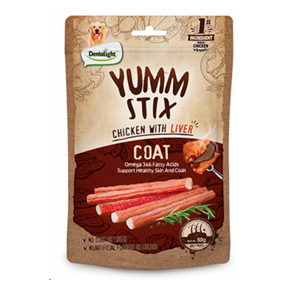 Yumm Stix Mind Pollo con Higado 50G 1