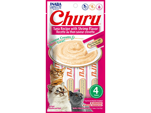 INABA CHURU CAT TUNA SHRIMP 14GR/4 TUBES