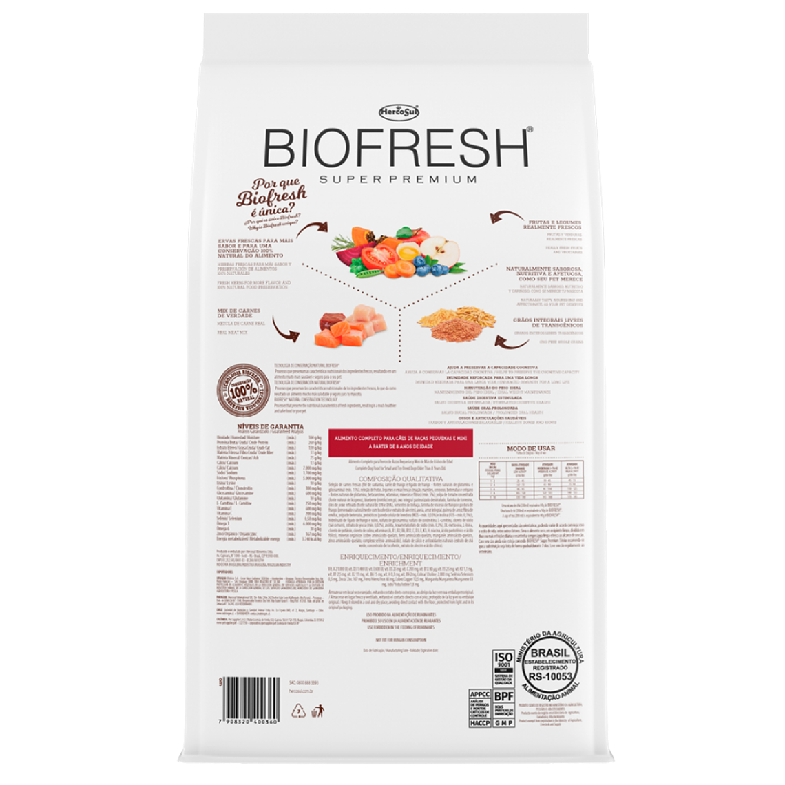 Biofresh Perro Senior Raza Pequeña Mini 10kg 4