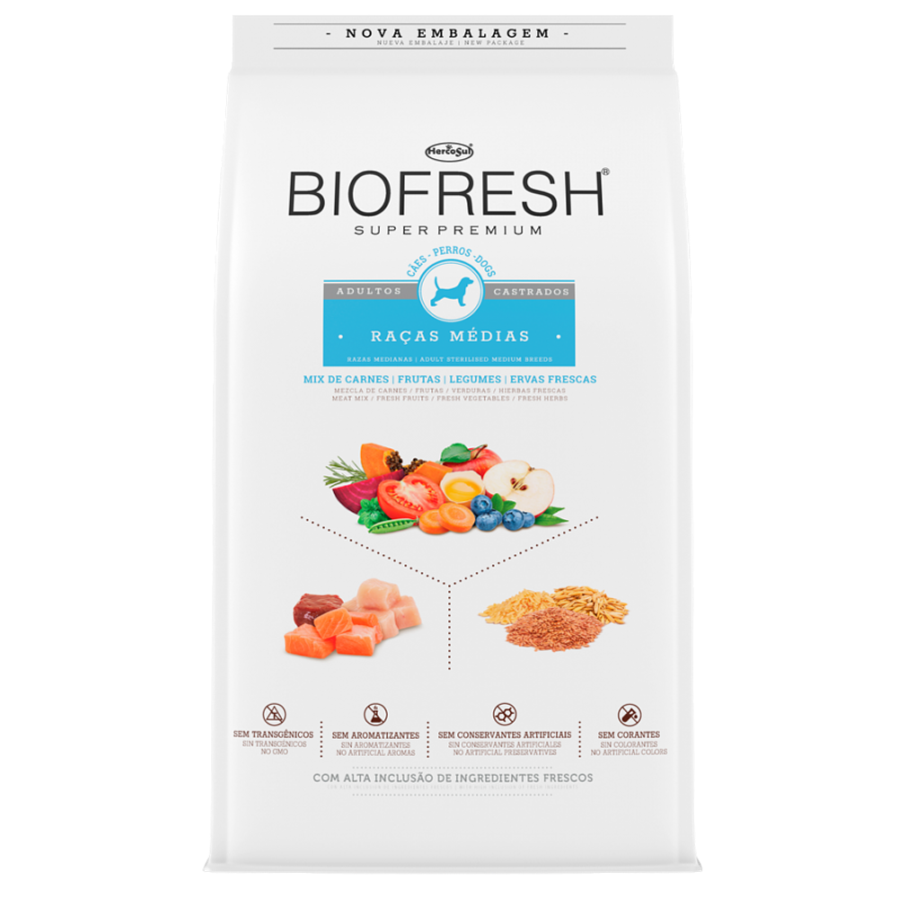 Biofresh Perro Castrado Raza Mediana 10.1kg