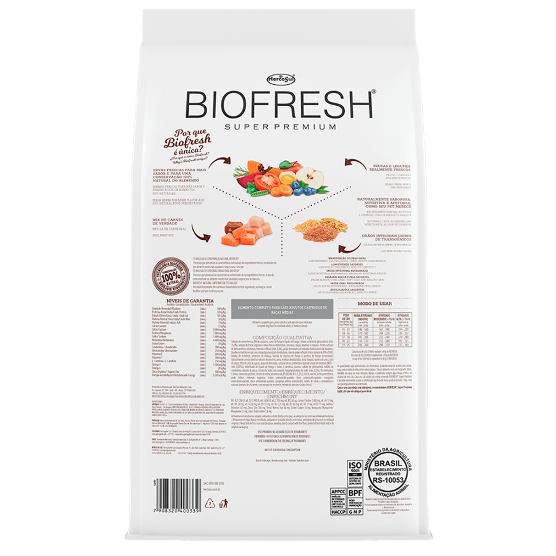 Biofresh Perro Castrado Raza Mediana 10.1kg 4