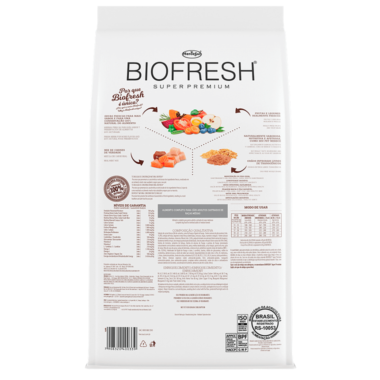Biofresh Perro Castrado Raza Mediana 10.1kg 4