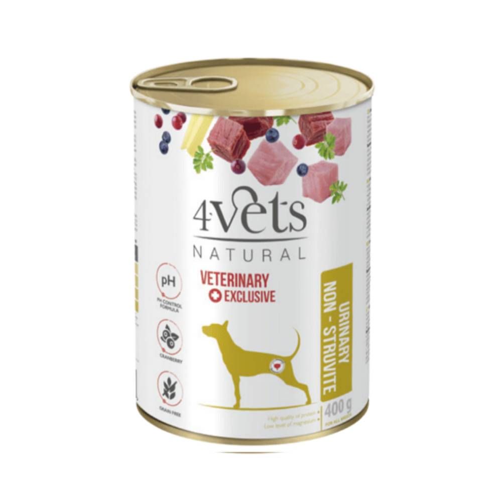 4Vets – Alimento húmedo para perros – Urinario 400gr