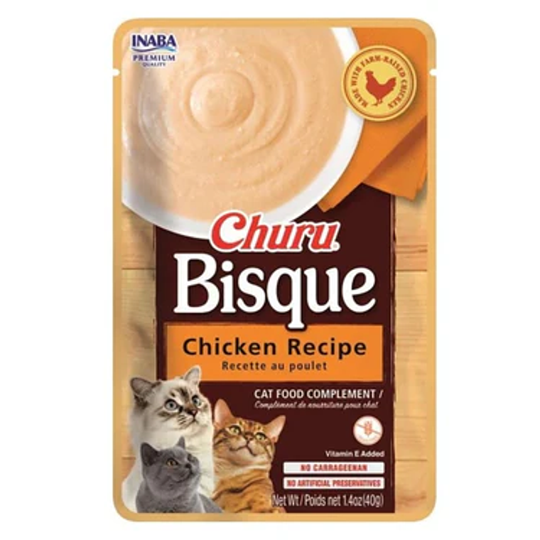 Churu Bisque Pollo para Gatos 40 gr 1