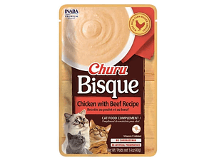 Churu Bisque Pollo con Ternera para Gatos 40 gr