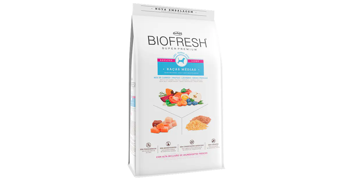 Bio Fresh Super Premium Adulto Light Mediano Alimento Seco