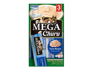 Inaba Megachuru snack Dog Tuna 48gr 3 tubos.