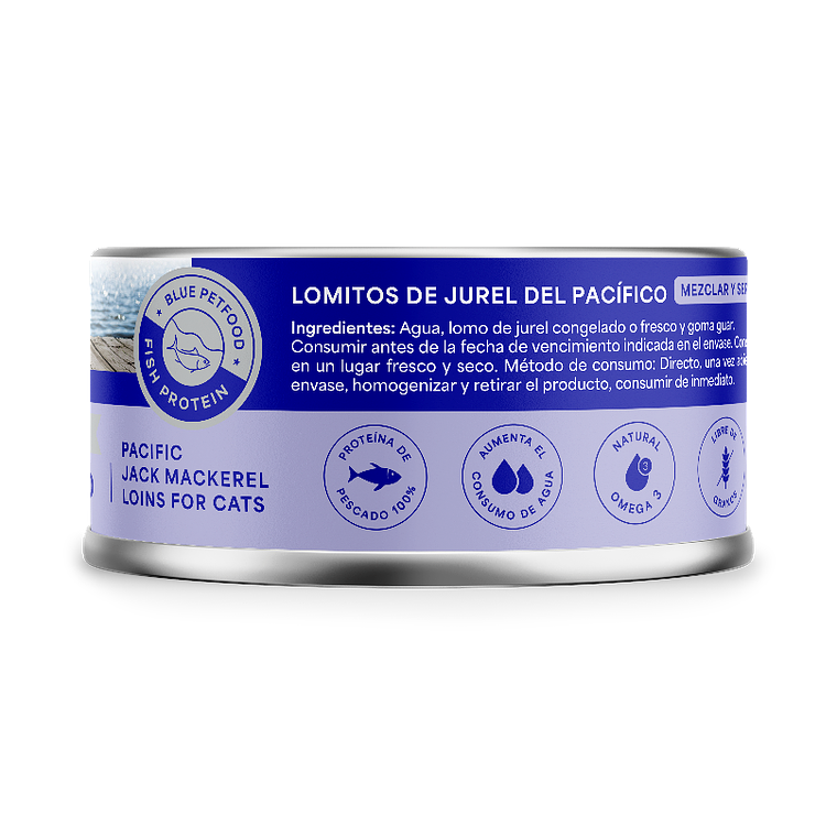PET MARINE -  Jurel del Pacífico Lata 156 gr 2