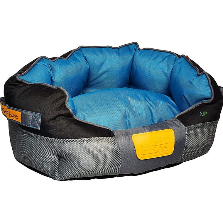 GIGWI PLACE CAMA REDONDA L/BLUE 1