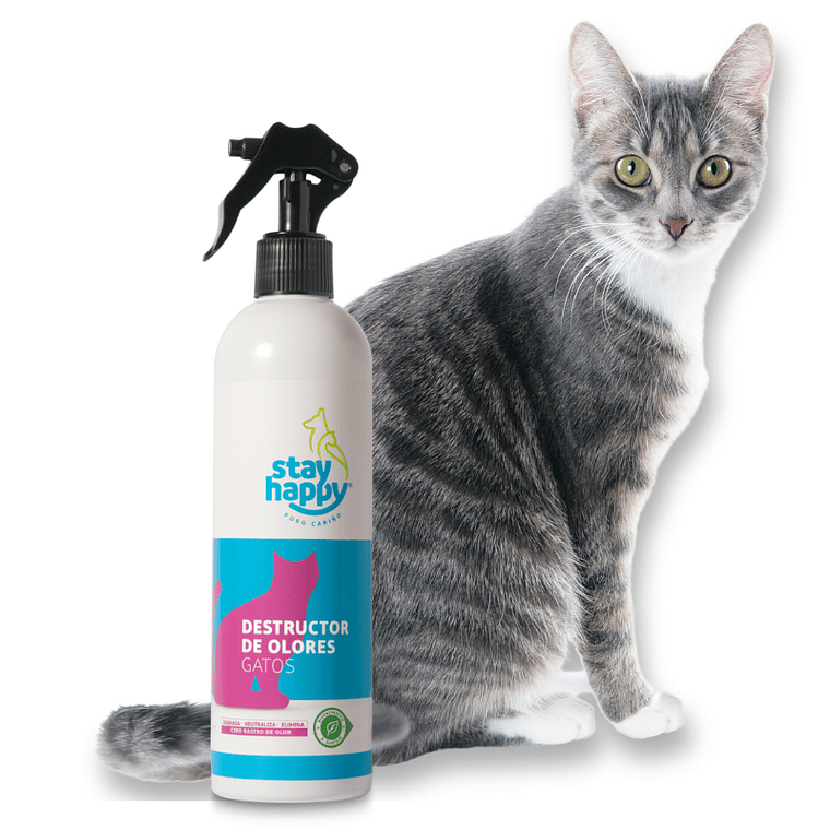 Stay Happy Destructor de Olores Gato 2