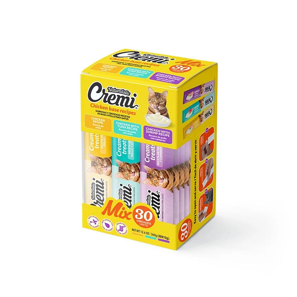 Naturalistic Cremi Box Pollo 30 Unidades 1