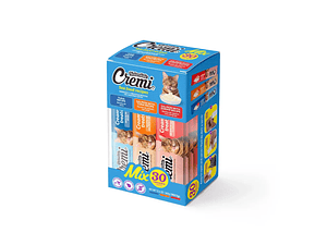 NATURALISTIC CREMI BOX SABORES DEL MAR 30 UNIDADES